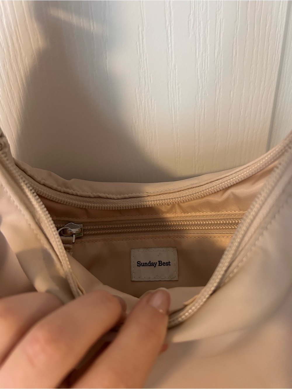 Sunday Best Phoebe Mini Shoulder Bag - Pale Pink - Picture 4 of 4